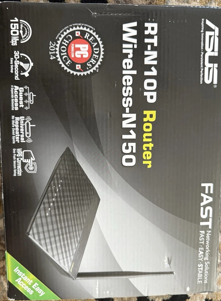 ASUS RT-N10 150 Mbps 4-Port 10/100 Wireless N Router (RT-N10P) - Image 1 of 1