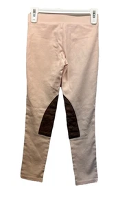 JANIE AND JACK Light Pink Riding Ponte Pant - Size 6 - Unisex Equestrian - Picture 1 of 5