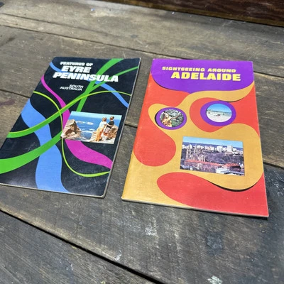 2 X South Australian 1970’s Travel Sightseeing Guides Eyre Peninsula & Adelaide  - image 1 of 4
