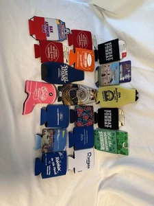Posten 19 Dosen Koozie Bier Pop Getränk isoliert verschiedene Sorten Kaltwasser LESEN - Bild 1 von 8
