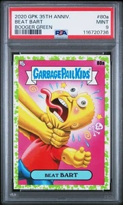 2020 Garbage Pail Kids GPK 35th Annivers 80a Booger Green BEAT BART Simpsons PSA - Picture 1 of 2