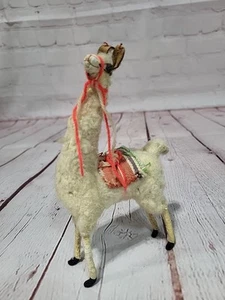 Last Chance Llama Alpaca Plush Old Adorable Face 7" Moth Eaten Thing - Picture 1 of 7