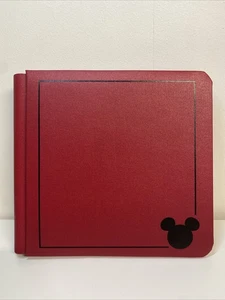 CREATIVE MEMORIES Photo ALBUM Disney MICKEY MOUSE 7"x7" Red 12 pages SCRAPBOOK - Picture 1 of 4