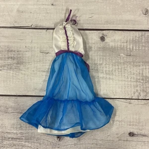 Barbie Fashion Favorites Halter Dress Blue White Purple #3788 Mattel - Picture 1 of 7
