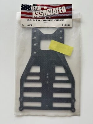 Team Associated Graphite Chassis For RC12LS & RC12LW #4424 NIP - Image 1 of 2