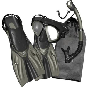 PROMATE Spectrum maschera snorkeling adulti pinne snorkeling a secco borsa set attrezzatura subacquea - Foto 1 di 39