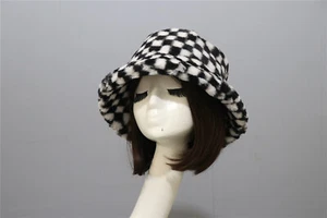 New Style Fake Rabbit Fur Hats Super Soft Women Winter Hat Cotton Lining Warm - Picture 1 of 19