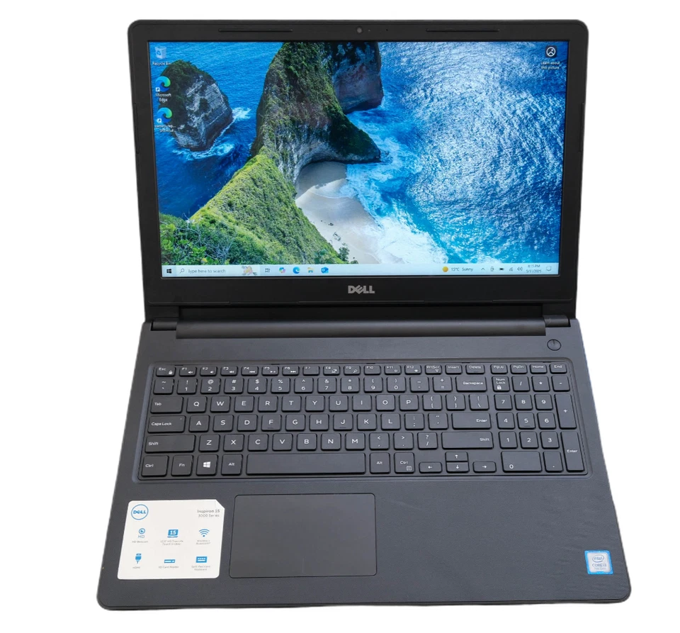 Dell Inspiron 15 3567 Touchscreen Laptop i3-7100U 8GB 128GB SSD Win10 HDMI - Image 1 of 4