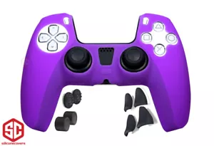 1x rutschfeste Hauthülle Schale weiche Silikonabdeckungen für DualSense PS5 Controller - Bild 1 von 4