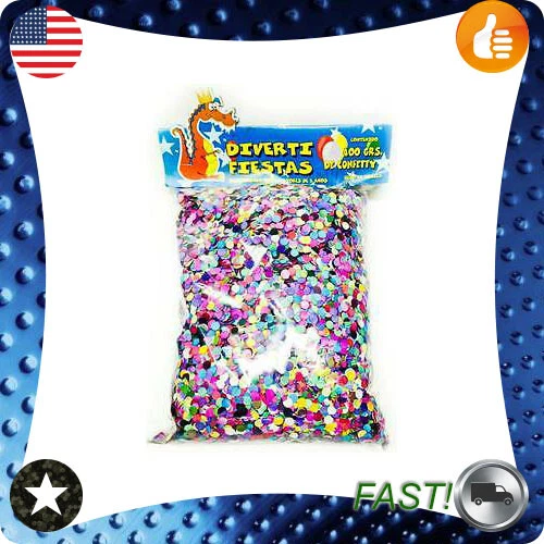 1X Papel Confeti Multicolor Mexicano 14 OZ Suministros de Fiesta, Pascua, Todas las Ocasiones Foto 1 de 1