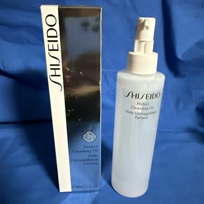 Óleo de limpeza Shiseido Perfect ~ 6 Oz/180 ml novo na caixa - Imagem 1 de 2