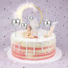  30 Pcs Foam Ball Cupcake Mini Picks Pearl Balls Decorate Fudge Gold
