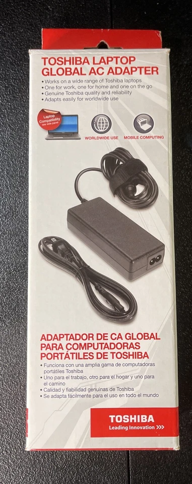 Toshiba Global AC Adapter Charger Pa3717u-1acars 120w Laptop 2012