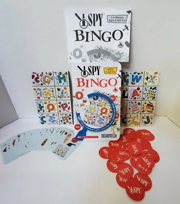 2010 Scholastic Briarpatch I Spy BINGO Ages 4yr+Game in Original Storage Tin(B2) - Image 1 of 4