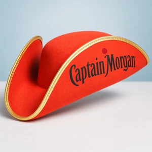 Roter Captain Morgan Piratenhut – Stylisches Accessoire für echte Freibeuter - Bild 1 von 1