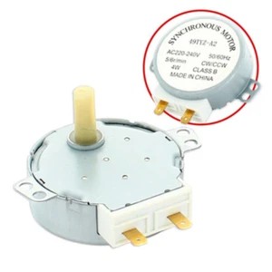 Motorino motore piatto girevole forno microonde universale 4w 5/6 rpm - Foto 1 di 2