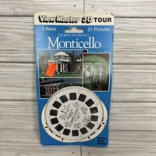 View Master 3D 21 Pictures 3 Reels Thomas Jefferson’s Monticello 1988 SEALED