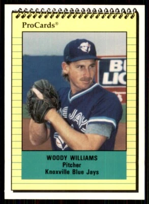 1991 ProCards Woody Williams Knoxville Blue Jays #1768 - Image 1 of 2