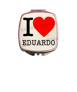 I Love "NAME" individuell personalisierter Kompaktspiegel CPM003 - Bild 1 von 1
