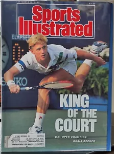 1989 Sports Illustrated Sep 18 King of the Court Boris Becker US Open Champ - Picture 1 of 2