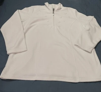 Camisa polar con cremallera Just My Size 1/4 para mujer talla 1X  Foto 1 de 4