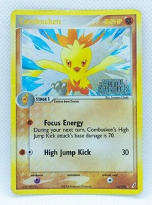 COMBUSKEN 16/100 Reverse Holo Rare Stamped Ex Crystal Guardians - Pokemon Card - Picture 1 of 5