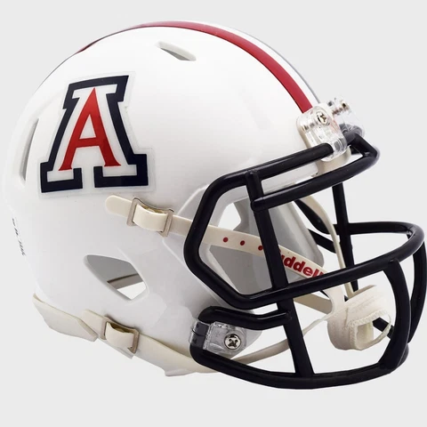 Arizona Wildcats White NCAA Revolution SPEED Mini Football Helmet Cover
