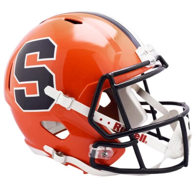 Casco de fútbol americano réplica tamaño completo Syracuse Orange Riddell Speed Foto 1 de 4