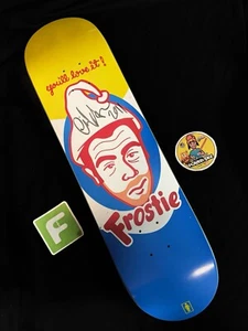 RARO FIRMADO Eric Koston Frostie Girl Skateboard Deck Pro Modelo 2011 AUTOGRAFIADO - Imagen 1 de 7