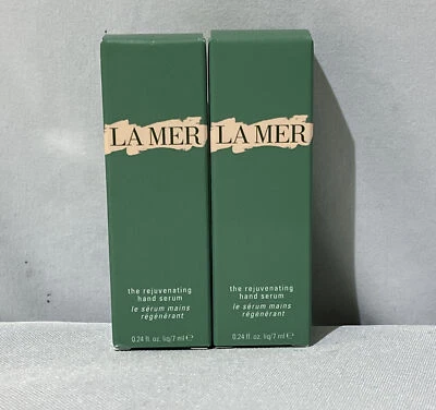 Lot of 2 La Mer The Rejuvenating Hand Serum .24oz 7ml Each Brand New! - Image 1 of 4