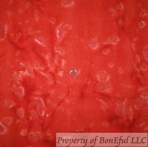 BonEful FABRIC FQ Cotton Quilt Red Orange Hot Lava Rock BATIK Fire Flame Bright - Picture 1 of 13