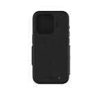 Efm Monaco Black/space Grey Wallet W/ D3o 5g Signal Plus Case For Iphone 15 Pro