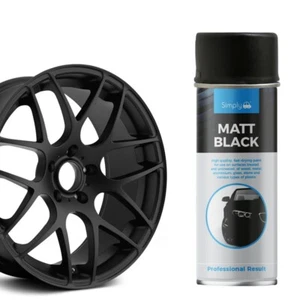 Matt Black Spray Paint UV Resistant & Scratch Free Multi-Use Fast Drying 500mL - Picture 1 of 2