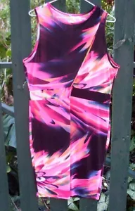 FTF (Fashion To Figure) USA (1X/16-18) Auditions Bodycon Printed Dress w/Key.... - Imagen 1 de 11
