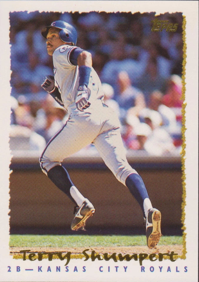 1995 Topps #87 Terry Shumpert Kansas City Royals Baseball Card - Image 1 of 1