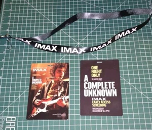 Pase y cordón de insignia de acceso anticipado IMAX completo desconocido (2024) - Imagen 1 de 1