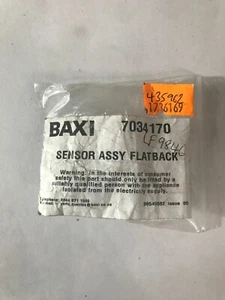 BAXI 7034170 SENSORE ASSY FLATBACK (M160) - Foto 1 di 3