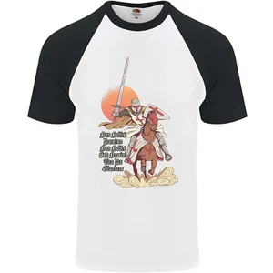 Baseball-T-Shirt Knights Templer on a Horse für Herren S/S - Bild 1 von 50