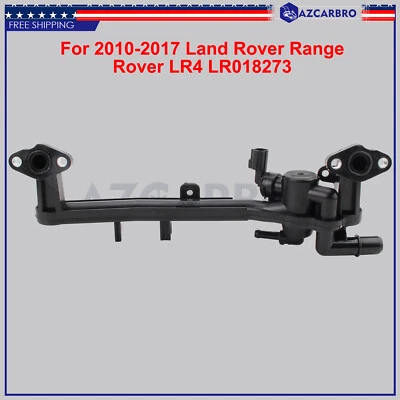 Flange de saída de líquido de arrefecimento do motor nova para Jaguar XJR: 2014-2017 XJR575: 2018 LR018273 - Imagem 1 de 4