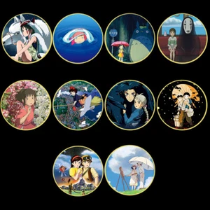Miyazaki Hayao Anime Goldene Gedenkmünze 1Unze Münze Medaillen Neujahr Geschenk - Bild 1 von 21