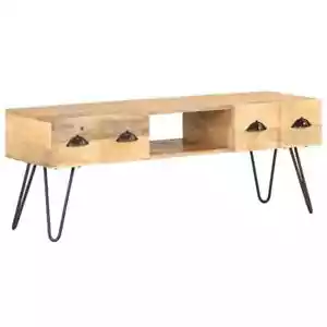 TV Stand 47.2"x13.8"x17.7" Solid Wood Mango vidaXL - Picture 1 of 9