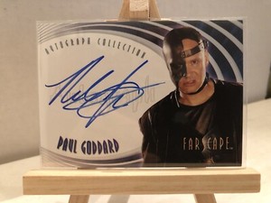 Farscape Autograph Card A70 Paul Goddard (TTW, 2004) Mint Condition Stark