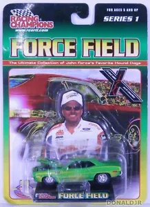 "Campo de Fuerza"" 1971 Plymouth 'Cuda Hemi Green '71 John Force" de campeones de carreras - Imagen 1 de 2