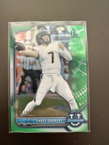2022 Bowman U 1st Chrome Chase Garbers Green Refractor 44/99 California Bears