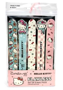 The Creme Shop x Sanrio Hello Kitty Christmas Holiday Set 5 Flawless Nail Files - Picture 1 of 2