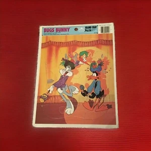Vintage Frame Tray Puzzle Bugs Bunny 4512E-4 Complete 1987 Ages 3 To 7 - Picture 1 of 1