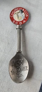 VTG Souvenir Pewter Advertising Spoon Franklin Mint Country Store ARM & HAMMER - Picture 1 of 6