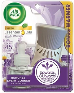 Air Wick plug in Scented Oil Starter Kit Lavender & Chamomile Air Freshener New - Picture 1 of 7