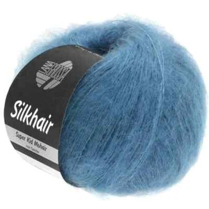 LANA GROSSA SILKHAIR Strickgarn Wolle (103 - Jeansblau) - Bild 1 von 5