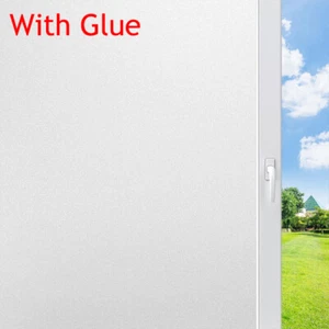 5M Roll Bubble Free Frosted Window Film Self Adhesive`Etched Privacy Glass Vinyl - Picture 1 of 25